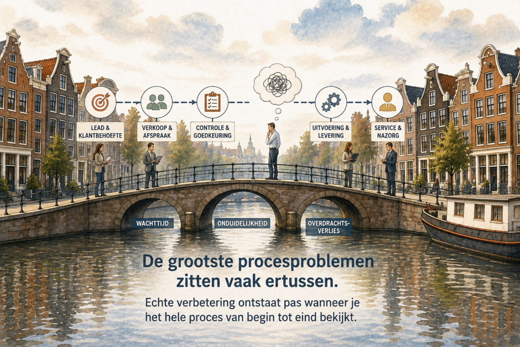 End to end ketenmanagement samen met de organisatie knelpunten oplossen Postmerger integratie interimmanagement