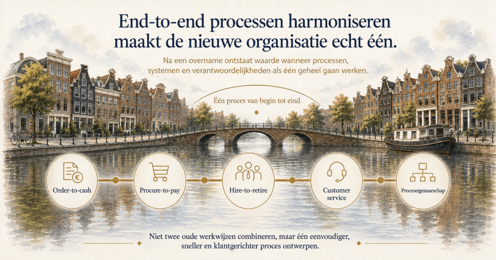 end to end processen harmoniseren